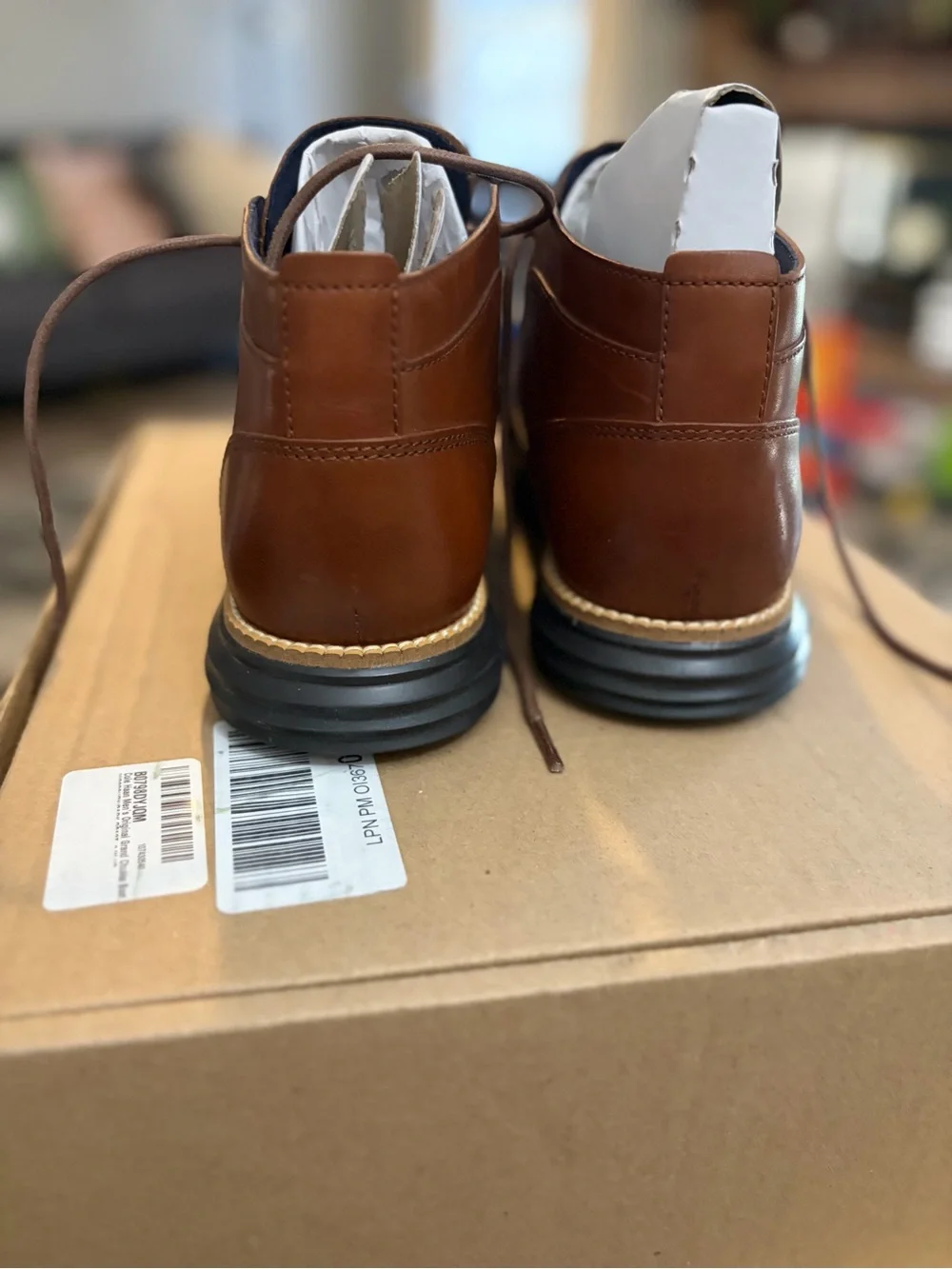 Cole Haan Men's Tan/Brown Leather Chukka Boots